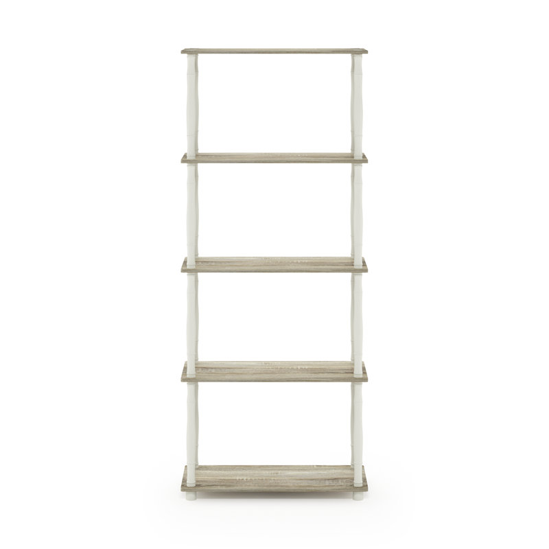 Heslin 23.6'' W Plastic Shelving Unit, Sonoma Oak/White
