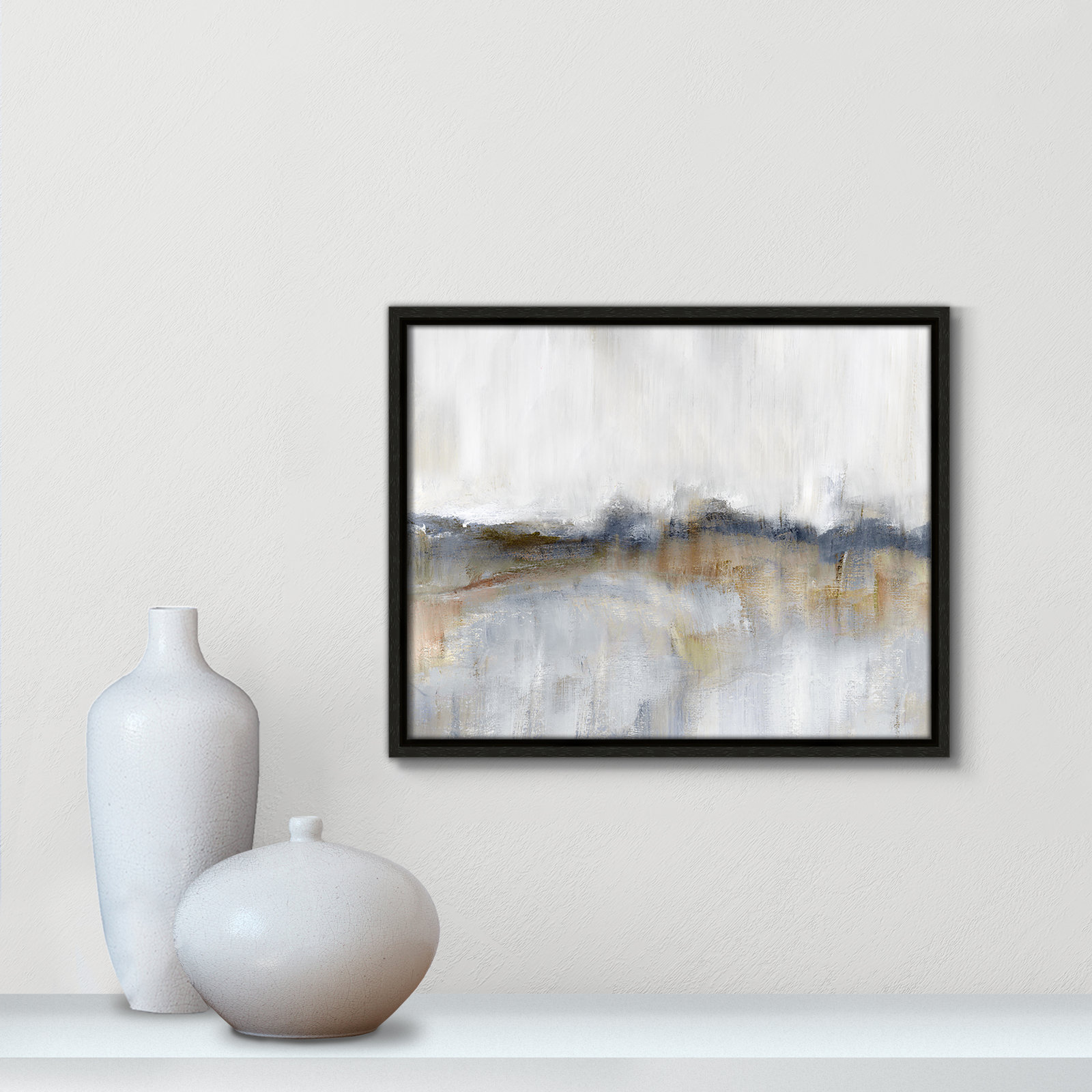 Autumnal Tide Print by Nan, 12.5" H x 15.5" W, Black