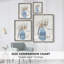 Boho Arrangement I, reproduction encadrée - bois massif 47608-544351758