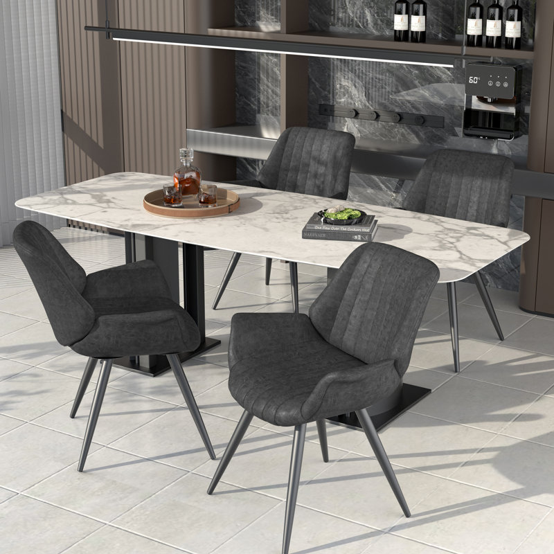 Fauteuil rembourré en velours Dutch, Gris