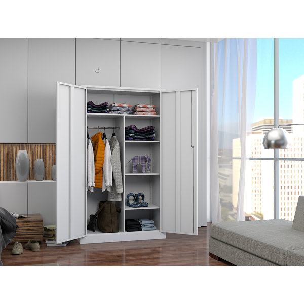 Rebrilliant Branae Armoire | Wayfair