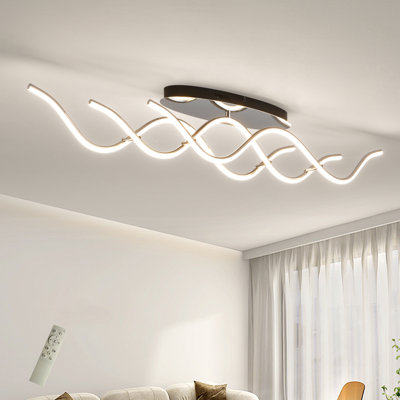 3-Light 103cm LED Dimmable Linear Flush Mount