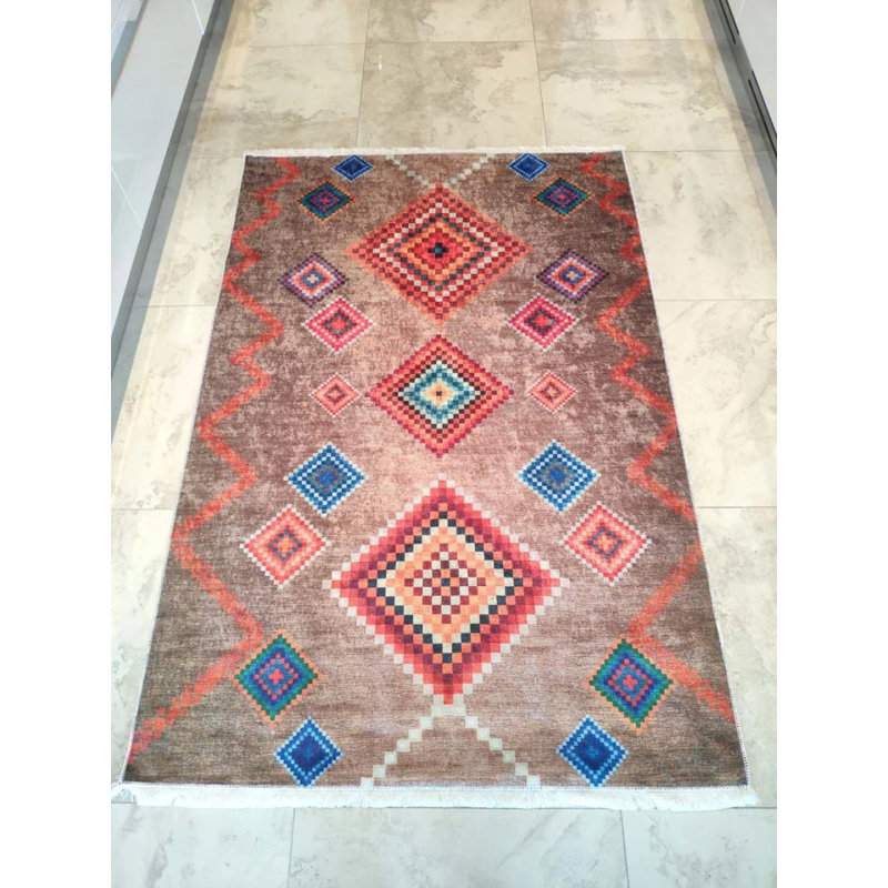 Katari Performance Washable Moroccan Indoor / Outdoor Rug, Runner 3'3" x 11'6"