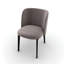 Abrey Upholstered Armchair with Wooden Base-1080008800-1080008812