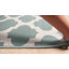Tapis turquoise / blanc Aliaa-2119574094