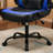 Ergonomic Gaming Desk And Chair Set - PU Leather Material, With Lumbar Support And Flip-Up Armrests, Height Adjustable, Ideal For Home And Office Use-398797096