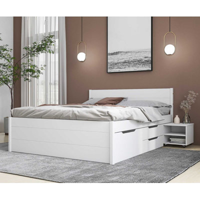 Storage bed Awat - Incl. nightstand