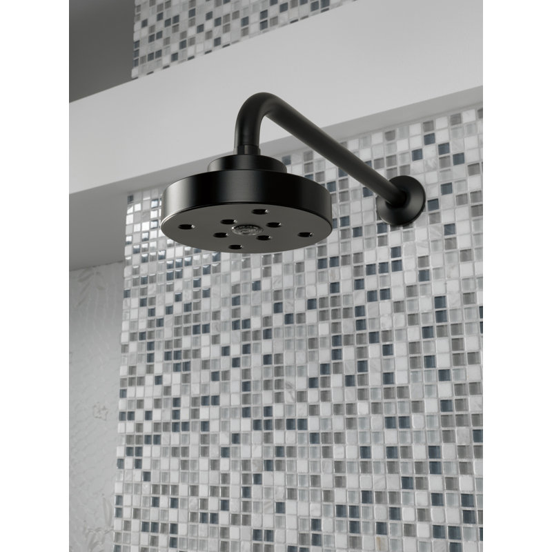 Odin® 5" Linear Round H2OKinetic® Single Function Wall Mount Showerhead