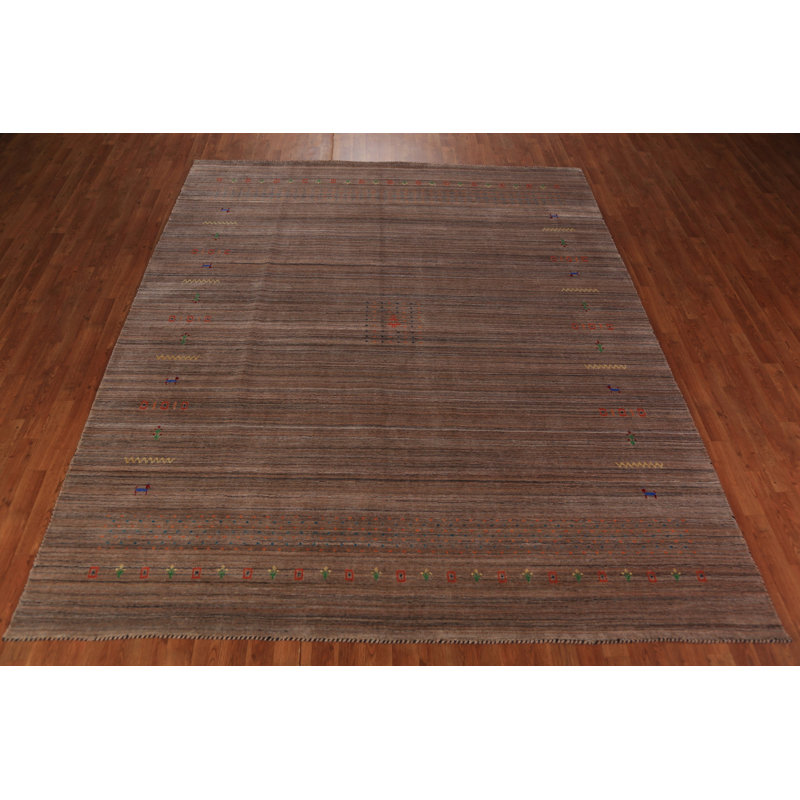 Tapis brun Gabbeh
