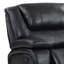 Fauteuil inclinable et oscillant rembourré noir-223920278