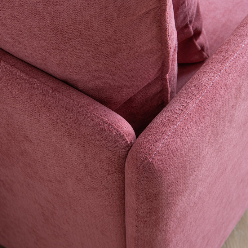 Causeuse Gerdje, Mélange de lin rose