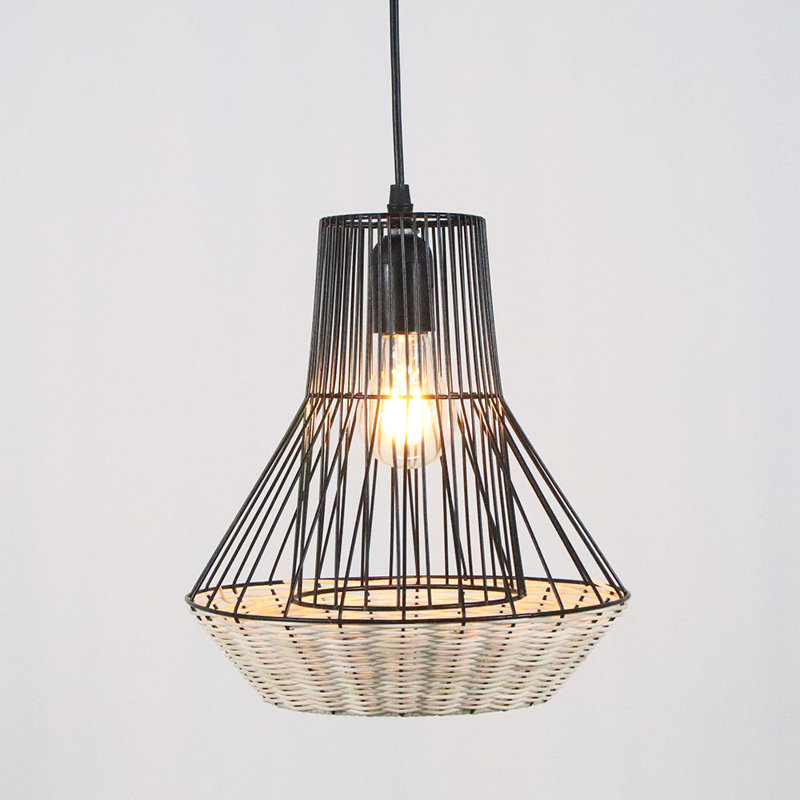 1 - Light Natural Chandelier Pendant, Natural 
