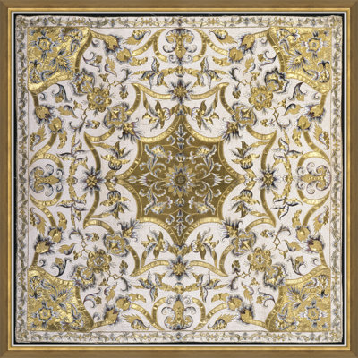 «Asian Textile», reproduction d'impression encadrée