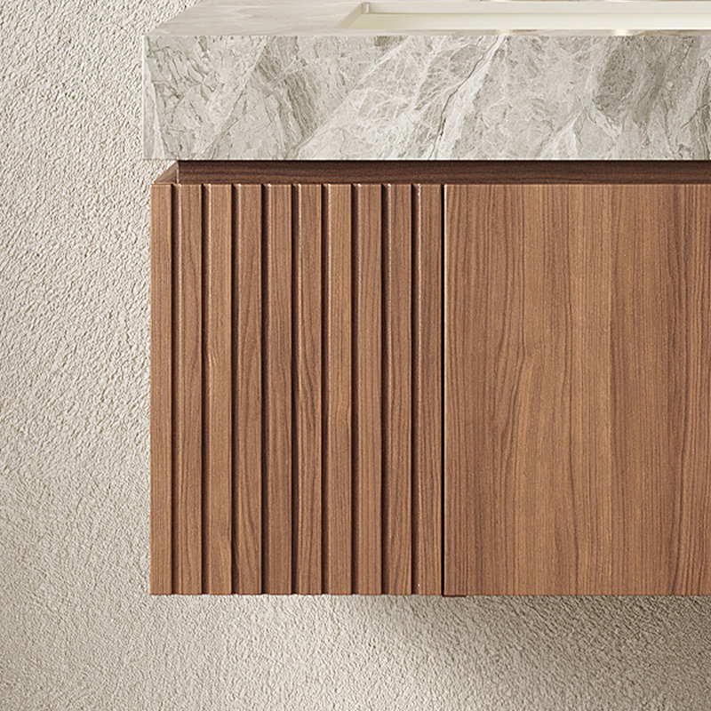 Armoire de salle de bain flottante Mid-Century