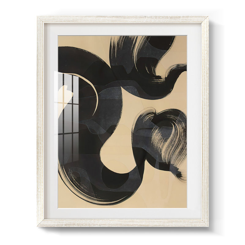 Sea Change I -Framed Print, 19.5" H x 16.5" W, White