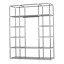 Armoire portative 5 couches à 12 compartiments en tissu non tissé-1162587470