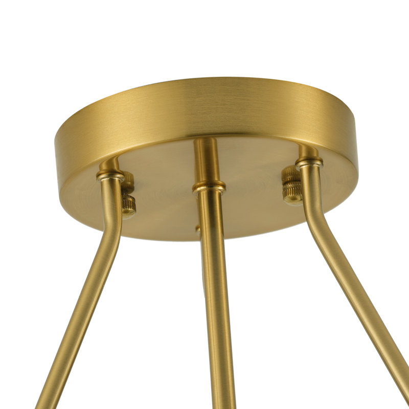 Luminaire encastré avec abat-jour en verre 1-E12