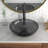 Mocoloo 15"L x 15"W Tempered Glass Bathroom Vessel Sink Brown Round Glass Artistic Bathroom Sink with Pop-up Drain-124049033-124049034