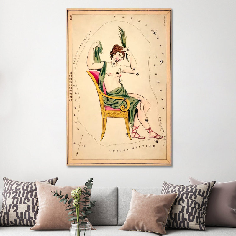 Cassiopeia, 1825 by Sidney Hall - Wrapped Canvas Gallery-Wrapped Canvas Giclée, 152.5 cm H x 101.5 cm W
