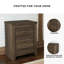 Table de chevet 2 tiroirs Keicha
