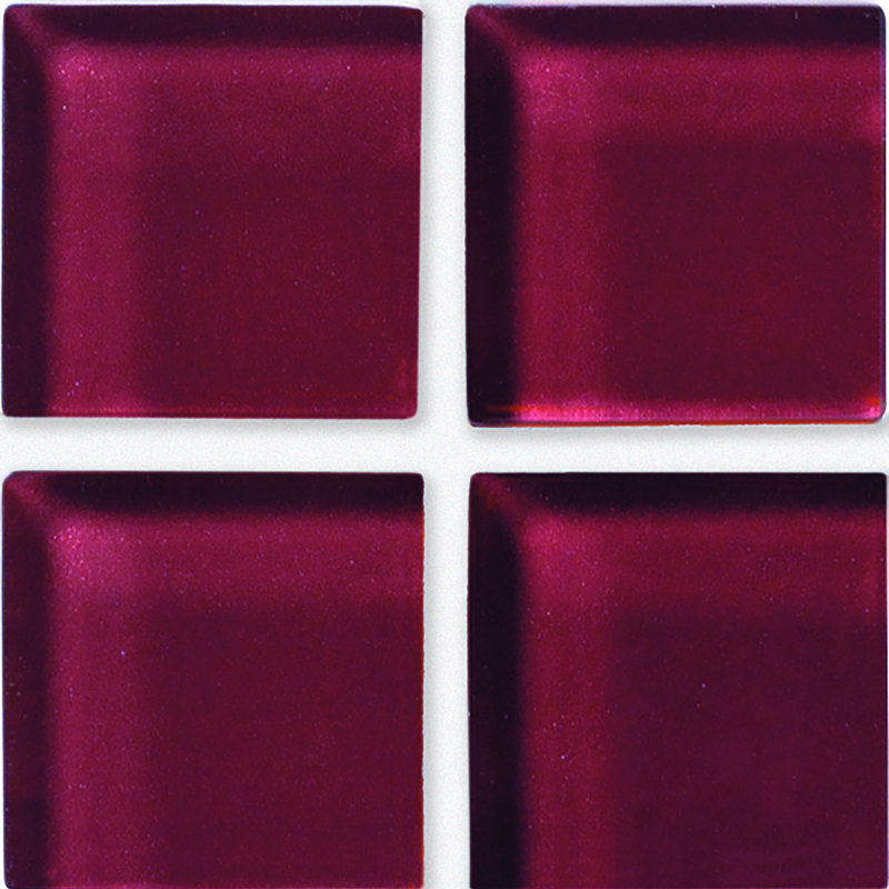 Torch Song 4'' W x 4'' L Glass Singular Tile, Sherry