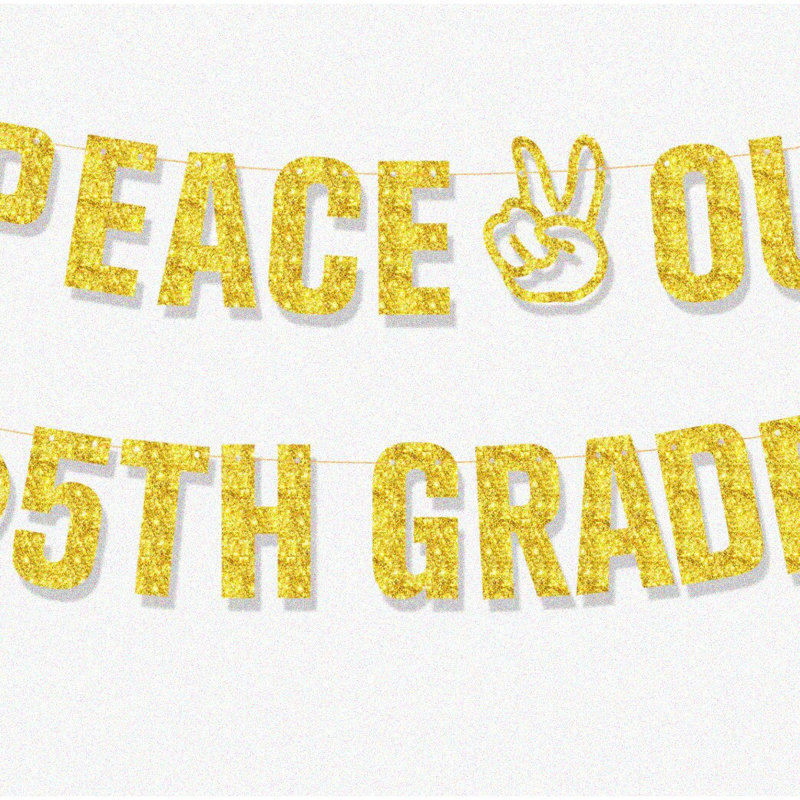 78ft Double-Sided Gold Star Garland, 6 Strings