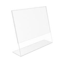 Clear Acrylic Double Sided Sign Holder 5.5 x 8.5 Vertical