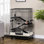 Small Animal Cage With Spacious Interior - For Chinchillas, , Ferrets Black Metal 4-level Removable Platform And Ramp For , Ferret