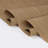 Dappled Gold 8-Panel Double Rail Satin Nickel Panel Track 130"-175"W x 116"H, Panel width 23.5"