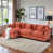 Chenille orange est en rupture de stock
