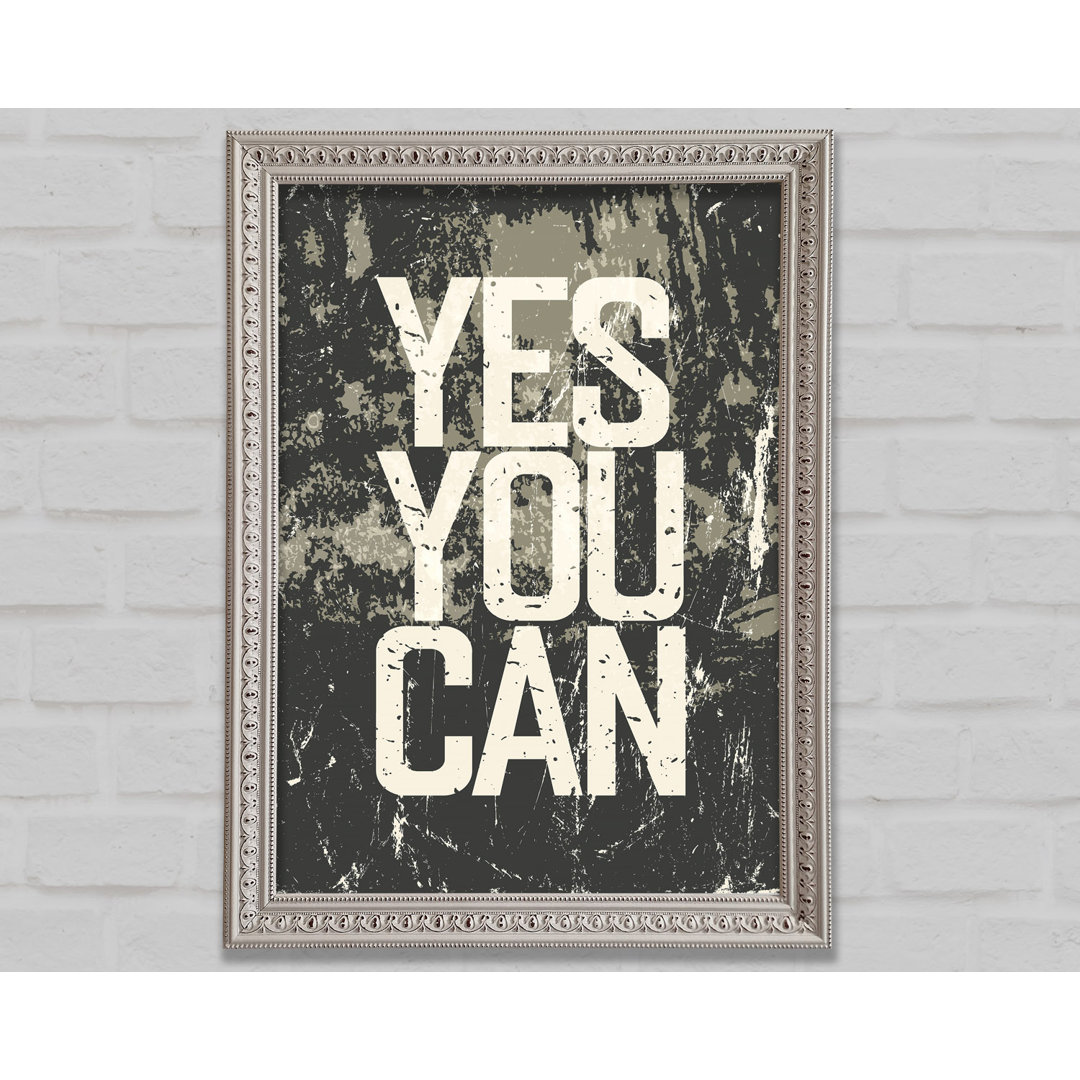 Yes You Can 3 - Drucken