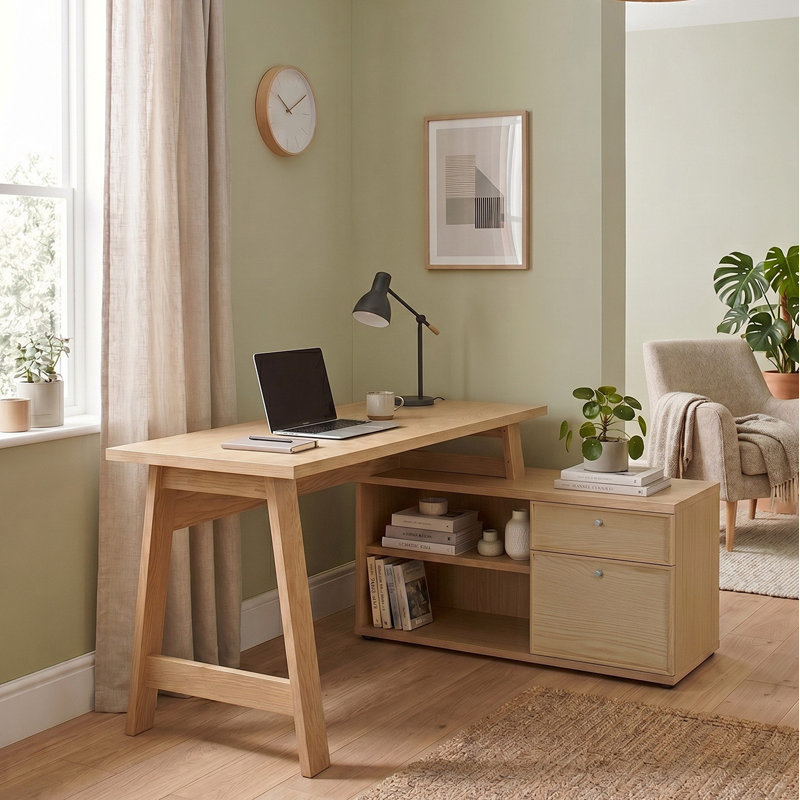L-Shaped Writing Desk