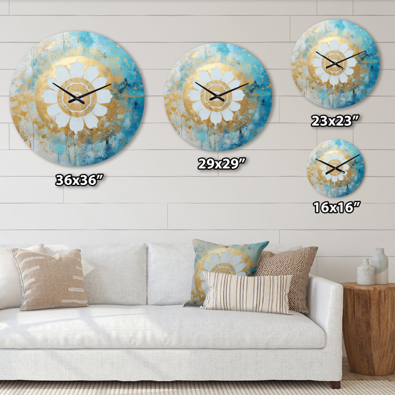Horloge murale Divine Mandala, Grand
