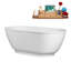 Baignoire autoportante 59 "avec drain interne Streamline-101686928
