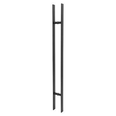 Double Sided Stainless Steel Door Handle, Pair Of Pull Push Sliding Barn Door Handles(47.05*1.6In)