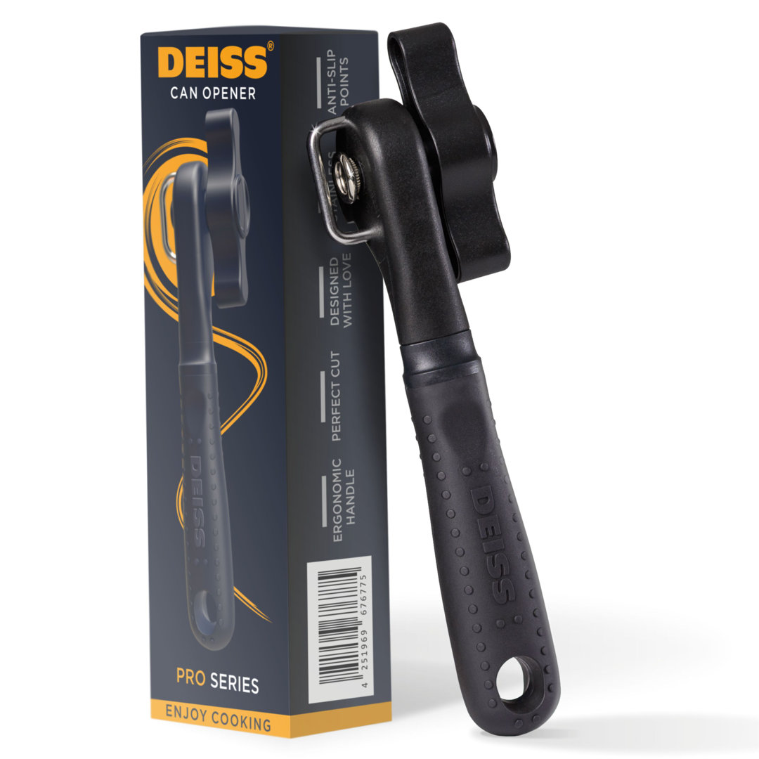 Deiss Pro Heavy Duty Manual Can Opener With Soft Touch Handle DEISS 
