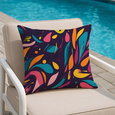 Glow Circuit Indoor And Outdoor Throw Pillow