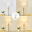 Adjustable Height Modern Table Lamps Set Of 2, 3-Way Dimmable LED Bulbs,  Fabric Shade-640880377-640880376