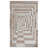 Mesa Geometric Area Rug in Sand Multi