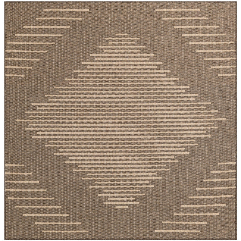 Sheglita Abstract Indoor Rug, Square 8'