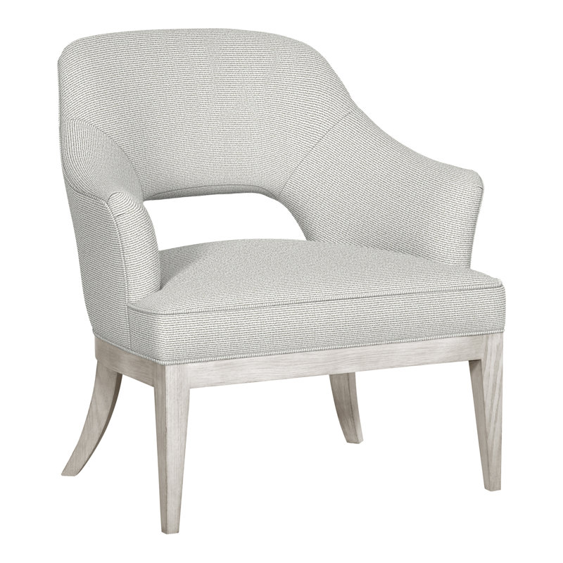 Kaley 32.5" Chair, Casa Blanca, Callaloo Cotton