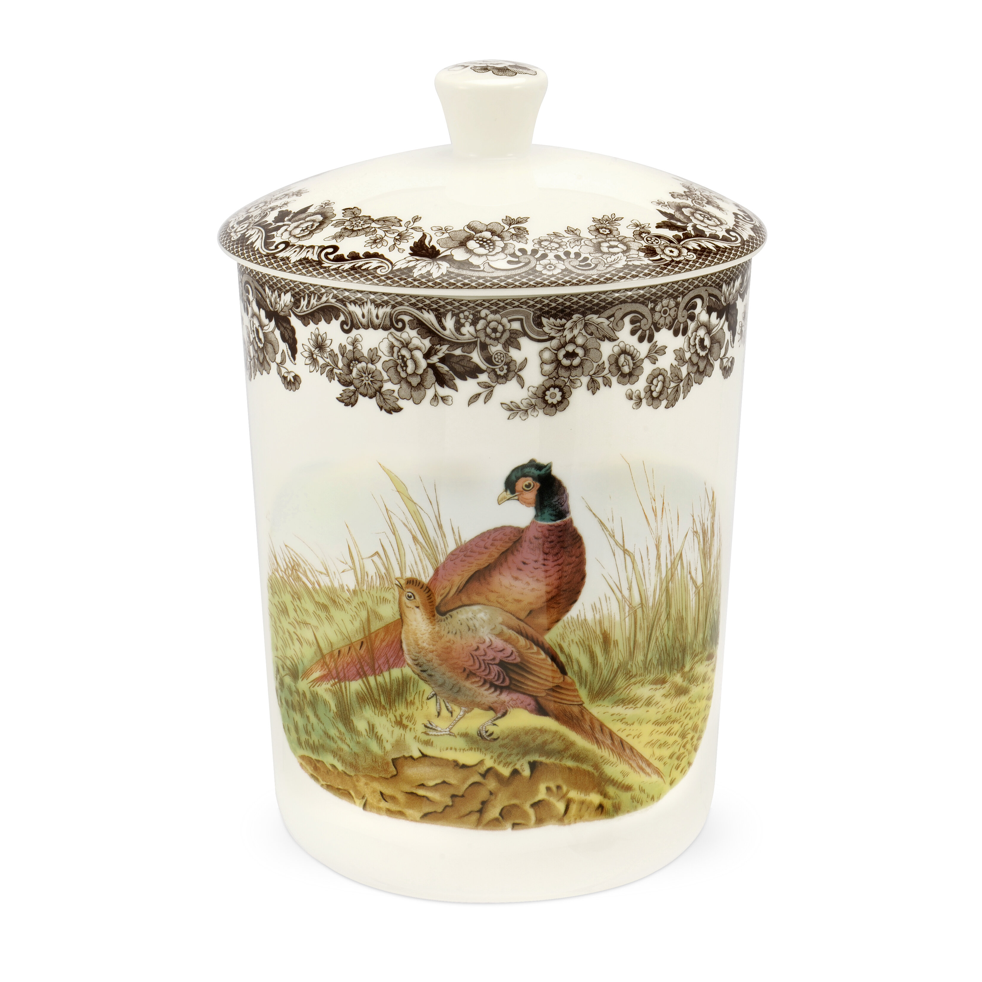 Spode Square Storage Jar w/ Lid Choice of Size