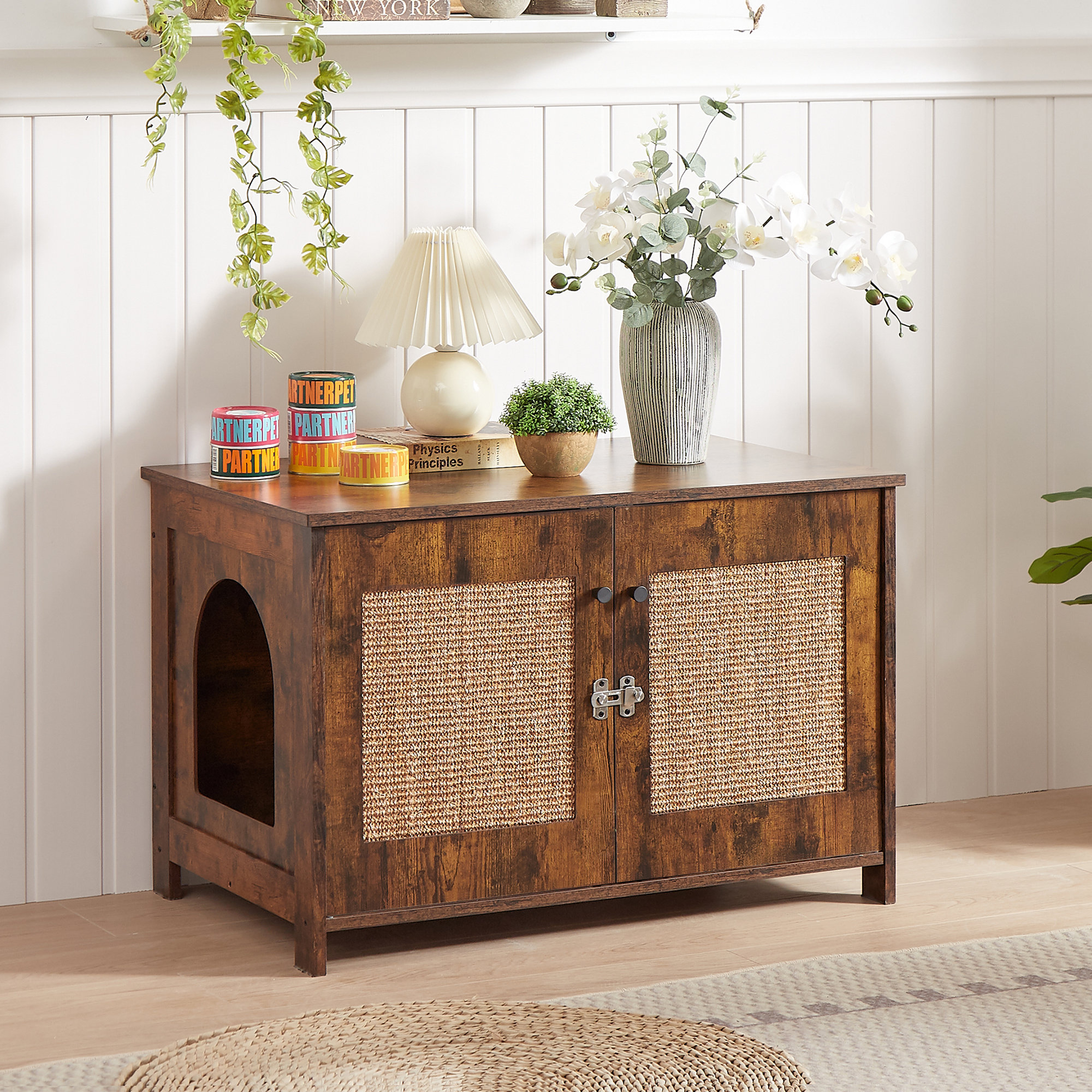 Warwick Narrow Console Table Natural - Threshold™