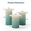 Ensemble de 3 tables basses gigognes rondes-2114897708