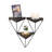 3 Piece Triangle Spruce Solid Wood Accent Shelf