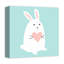 « love lapin », art sur toile