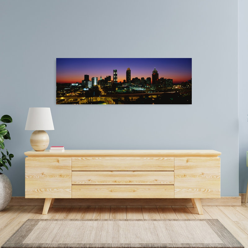 Art contemporain de la ville d'Atlanta, H 48 po x l 16 po