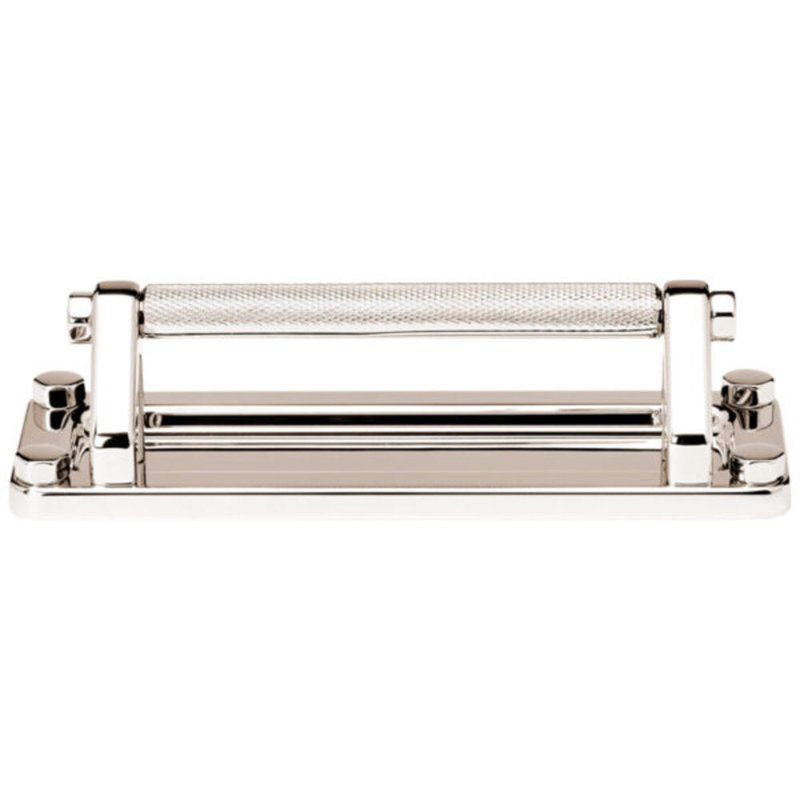 Industrial Cup / Bin Pull, Polished Nickel