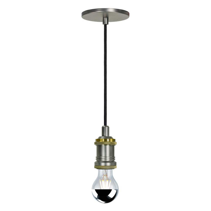 Luminaire suspendu 1 lumières Parthenia, Laiton