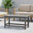 Rectangular Outdoor HDPE Coffee Table , 35.4'' W 17.5'' D x 16'' H-2069899988